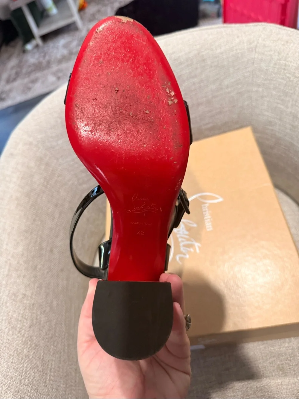 Christian Louboutin iconic slingback